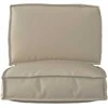 Pallet pagalvių rinkinys 2 pcs Taupe Oksfordo audinys