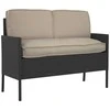Pagalvių komplektas 3 pcs Taupe Oksfordo audinys