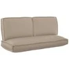 Pagalvių komplektas 3 pcs Taupe Oksfordo audinys