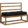 Pallet sėdynės pagalvėlė VIANEN 100% poliesteris Juoda