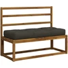 Pallet sėdynės pagalvėlė VIANEN 100% poliesteris Antracito
