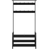 Paltas Juodojo ąžuolo 95 x 34 x 184 cm Apdirbta mediena