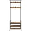 Paltas su lentyna Senas medis 75 x 34 x 184 cm Apdirbta mediena