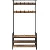 Paltas su lentyna Senas medis 95 x 34 x 184 cm Apdirbta mediena