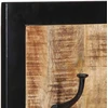 paltų kabykla 40x2x80 cm Tvirtas neapdorotos medienos mangas