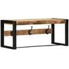 paltų kabykla 80x35x35 cm Tvirtas neapdorotos medienos mangas