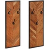 paltų kabyklos 2 vnt 35x1x90 cm akacijos masyvo