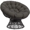 Papasan tipo pagalvė VIANEN 100% poliesteris Antracito