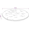 Papasan tipo pagalvė VIANEN 100% poliesteris Juoda