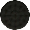 Papasan tipo pagalvė VIANEN 100% poliesteris Juoda