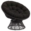 Papasan tipo pagalvė VIANEN 100% poliesteris Juoda