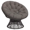 Papasan tipo pagalvė VIANEN 100% poliesteris Pilka