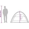 Paplūdimio palapinė, mėlyna, dvivietė, greito atleidimo