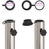 Parasolų pagrindas 40-50 mm stiebui 26.45 kg Pilka