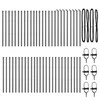 Tvorelės stulpas 52 pcs Pilka 3,2 x 3,2 x 80 cm