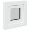 Bendras lango vidinis atspalvis baltas RISOR 40 x 40 cm