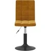 Pasukamos valgomojo kėdės, 6vnt., rudos spalvos, aksomas