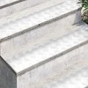 Laiptų danga Stačiakampio 4 pcs Sidabro 100 x 20 cm Aliuminis