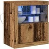 LED Bufetas Ruda 60,5 x 37 x 67 cm Apdirbta mediena