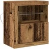 LED Bufetas Ruda 60,5 x 37 x 67 cm Apdirbta mediena