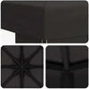 Pavėsinė 3 x 3 m Antracito Poliesteris ir plienas 190 gsm