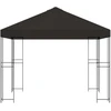Pavėsinė 3 x 3 m Antracito Poliesteris ir plienas 190 gsm