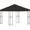 Pavėsinė 3 x 3 m Antracito Poliesteris ir plienas 190 gsm