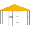 Pavėsinė 3 x 3 m Geltona Poliesteris ir plienas 190 gsm