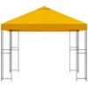 Pavėsinė 3 x 3 m Geltona Poliesteris ir plienas 190 gsm