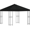 Pavėsinė 3 x 3 m Juoda Poliesteris ir plienas 190 gsm
