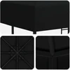 Pavėsinė 3 x 3 m Juoda Poliesteris ir plienas 190 gsm