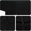 Pavėsinė 3 x 3 m Juoda Poliesteris ir plienas 190 gsm