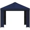 Pavėsinė 3 x 3 m Mėlyna Poliesteris ir plienas 190 gsm