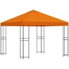 Pavėsinė 3 x 3 m Oranžinė Poliesteris ir plienas 190 gsm