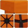 Pavėsinė 3 x 3 m Oranžinė Poliesteris ir plienas 190 gsm