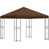Pavėsinė 3 x 3 m Ruda Poliesteris ir plienas 190 gsm