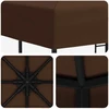 Pavėsinė 3 x 3 m Ruda Poliesteris ir plienas 190 gsm