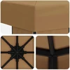 Pavėsinė 3 x 3 m Smėlio Poliesteris ir plienas 190 gsm