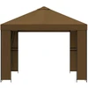 Pavėsinė 3 x 3 m Taupe Poliesteris ir plienas 190 gsm