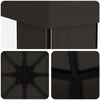 Pavėsinė 4 × 3 m Antracito Poliesteris ir plienas 190 gsm
