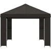 Pavėsinė 4 × 3 m Antracito Poliesteris ir plienas 190 gsm