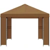 Pavėsinė 4 × 3 m Smėlio Poliesteris ir plienas 190 gsm