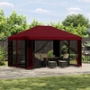 Pavėsinė 4 × 3 m Vyšninė Poliesteris ir plienas 190 gsm