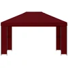 Pavėsinė 4 × 3 m Vyšninė Poliesteris ir plienas 190 gsm