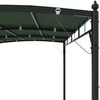 Pavėsinė 4 x 3 x 2,55 m Žalia Audinys ir aliuminis 180 gsm