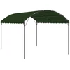 Pavėsinė 4 x 3 x 2,6 m Žalia Poliesteris ir plienas