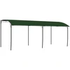 Pavėsinė 6 x 3 x 2,55 m Žalia Audinys ir aliuminis 180 gsm