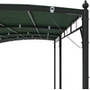 Pavėsinė 6 x 3 x 2,55 m Žalia Audinys ir aliuminis 180 gsm