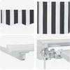 Markizės rėmas Antracito ir baltos 300 x 200 cm