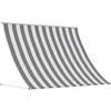 Pavėsinė Antracito ir baltos 400 x 150 cm